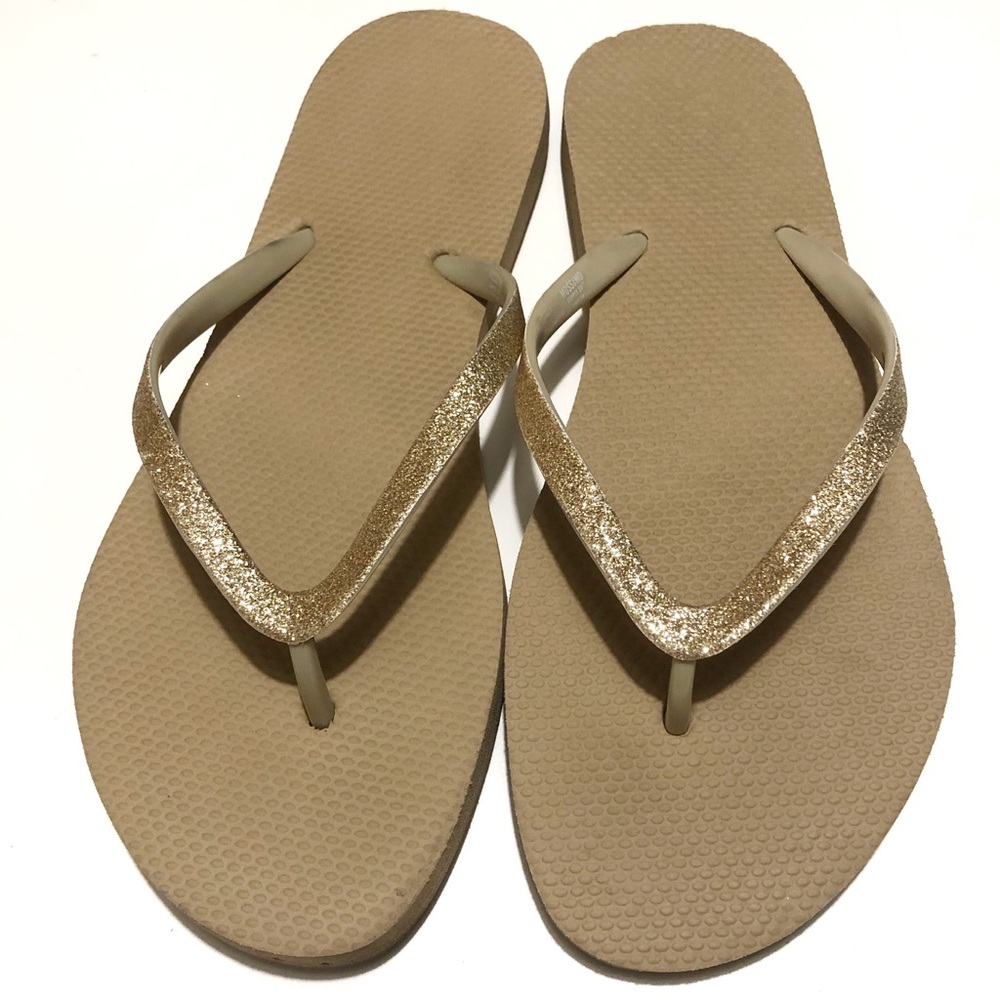 Mossimo Supply Co Glitter Flip Flops